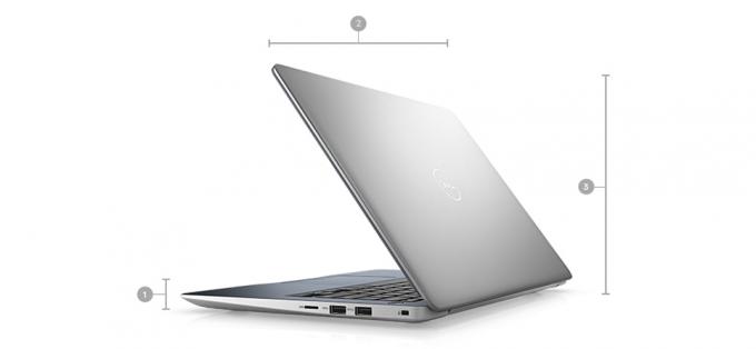 Laptop 5370 Vostro 13 - Maße u. Gewicht